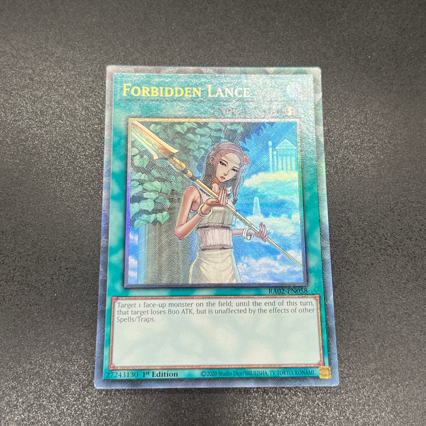 遊戯王 禁じられた聖槍/コレクターズ/英語/1st/EU版