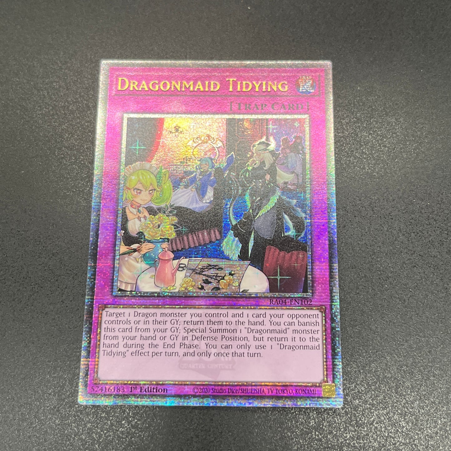 遊戯王 ドラゴンメイドのお片付け/クオシク/英語/1st/EU版