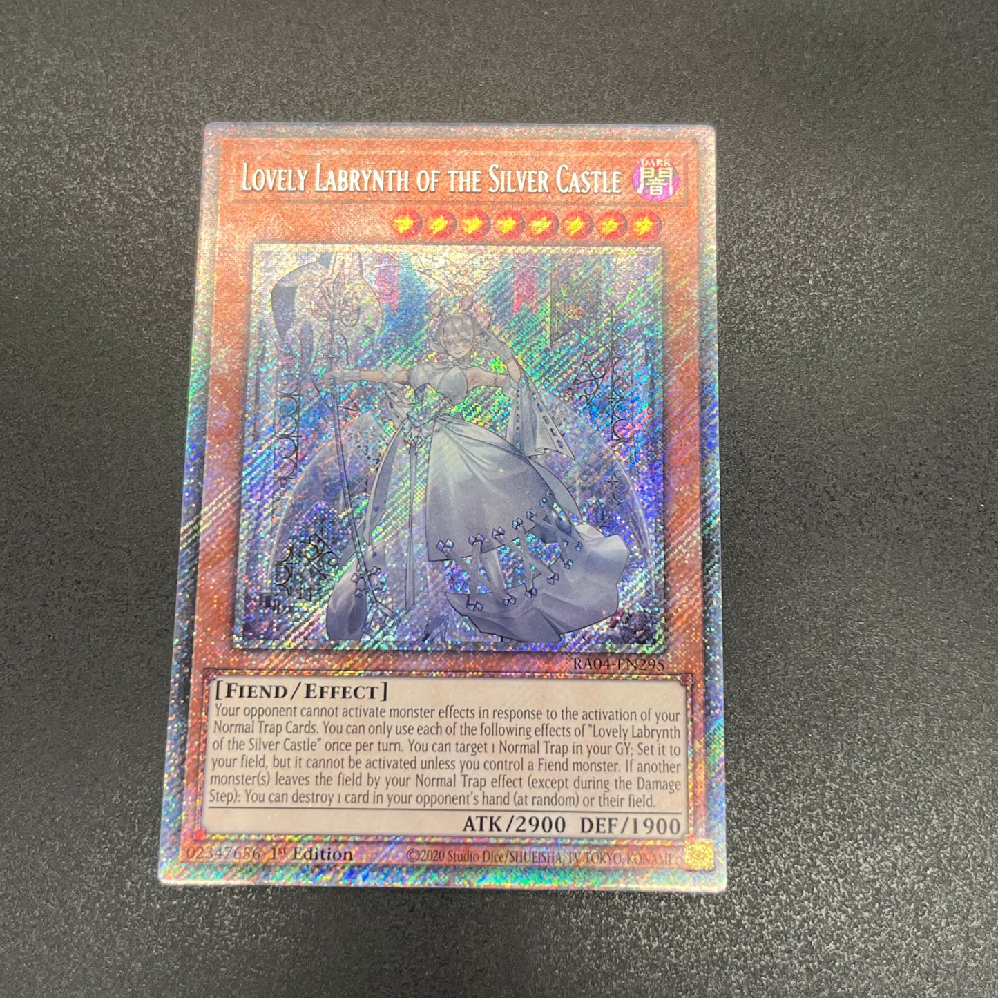 遊戯王 白銀の城のラビュリンス/プラチナ/英語/1st/EU版