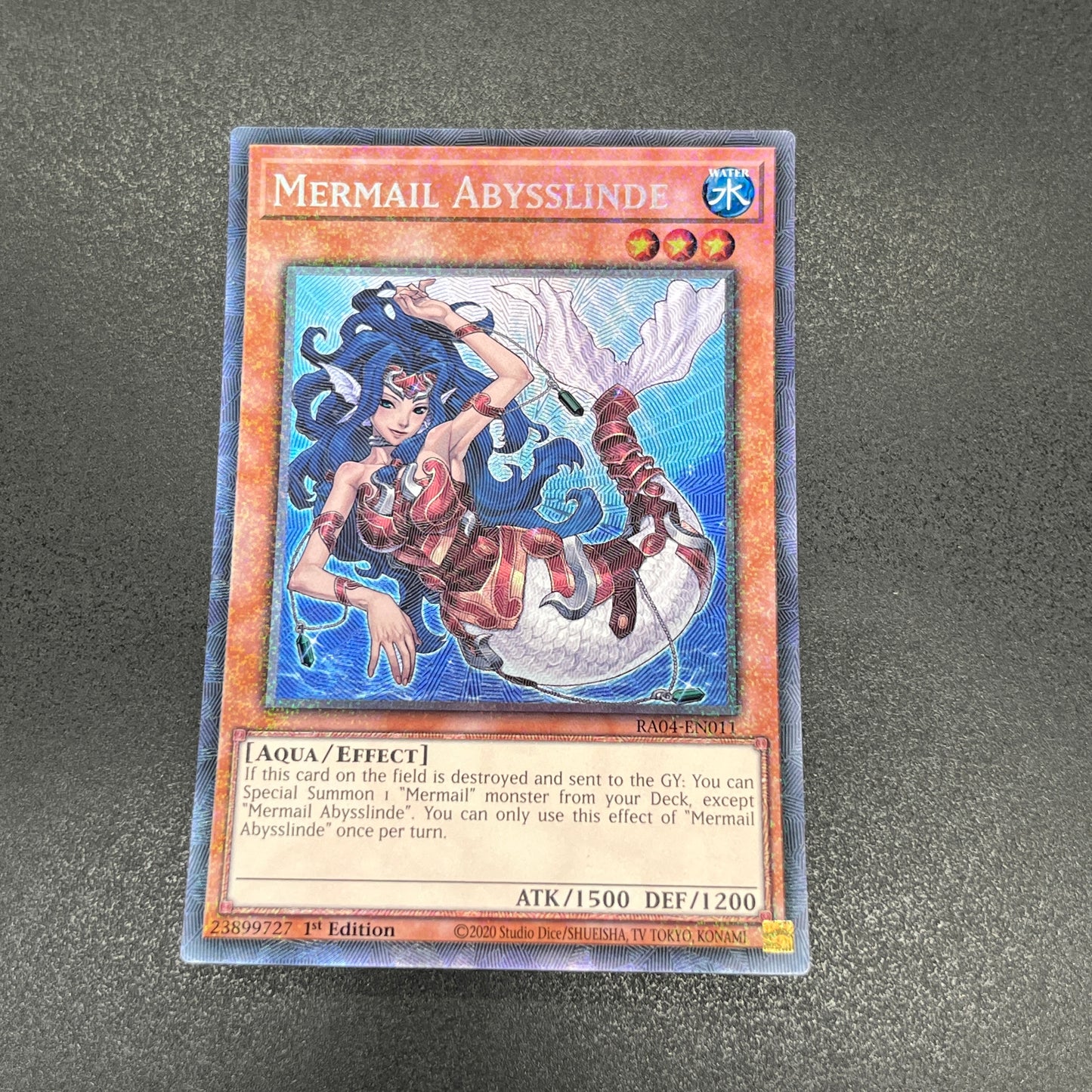 遊戯王 水精鱗-アビスリンデ/コレクターズ/英語/1st/EU