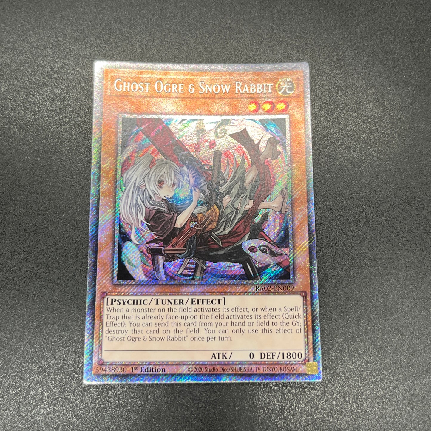 遊戯王 幽鬼うさぎ/プラチナ/英語/1st/EU