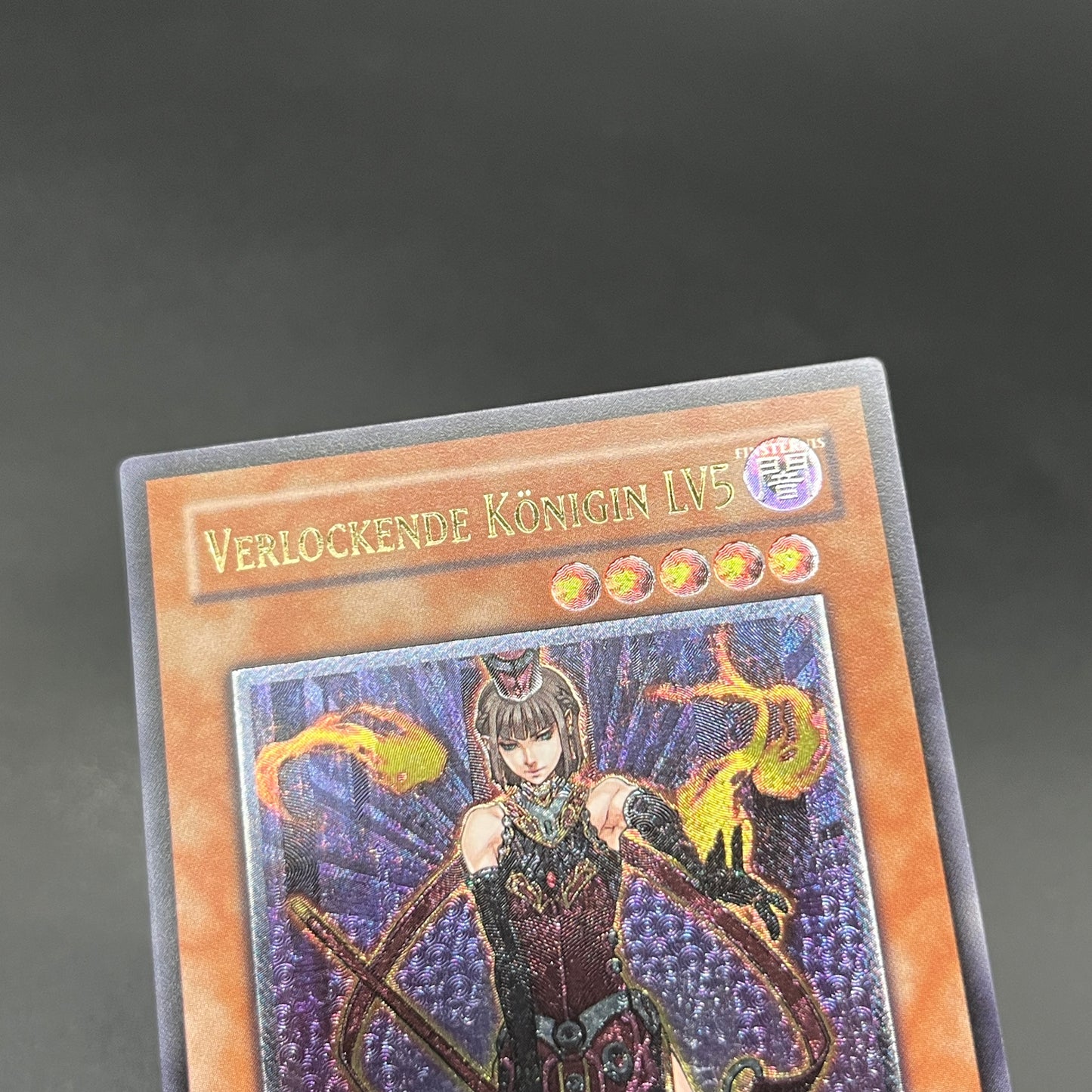 遊戯王 魅惑の女王LV5/レリーフ/ドイツ語/1st/EU版