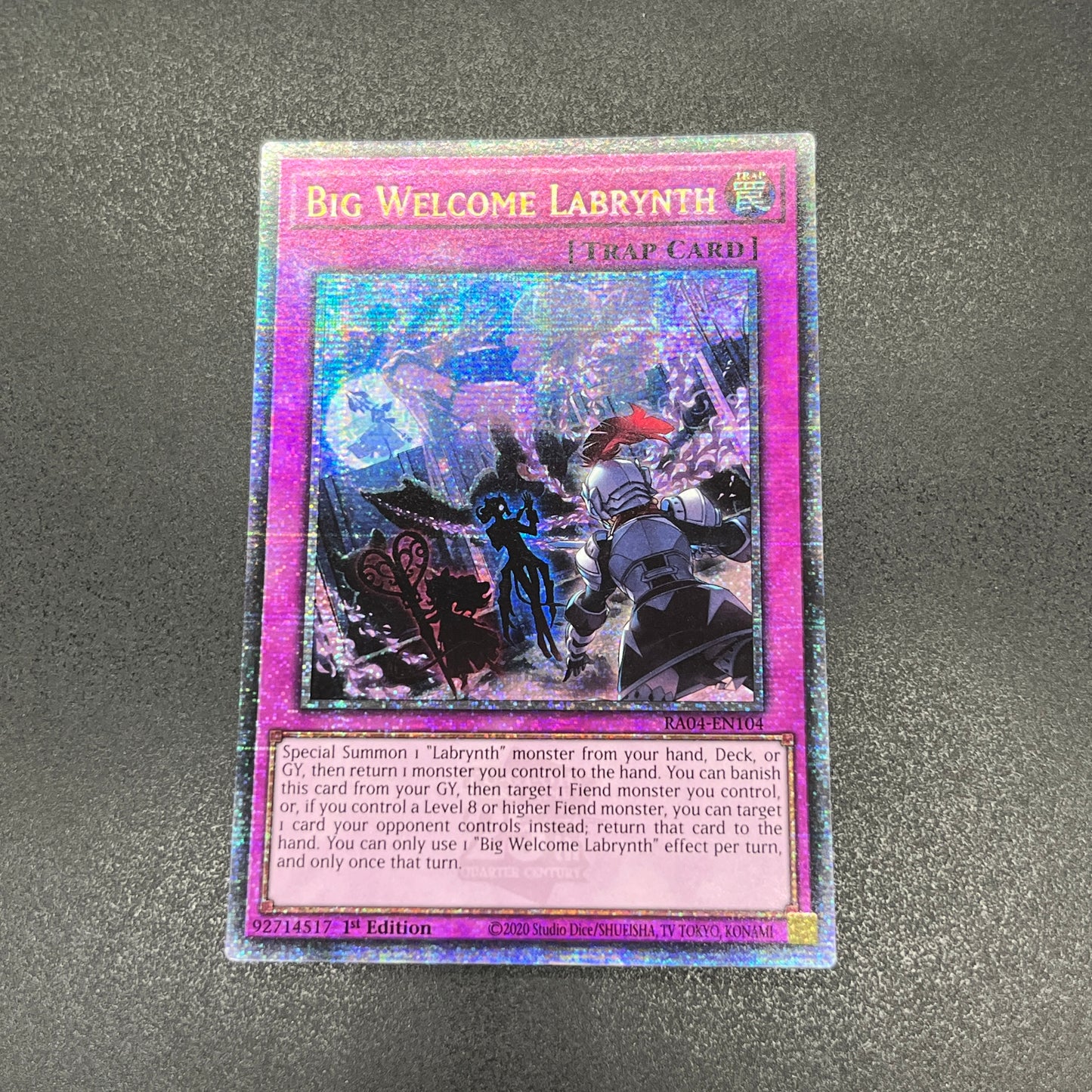 遊戯王 ビッグウェルカム・ラビュリンス/クオシク/英語/1st/EU