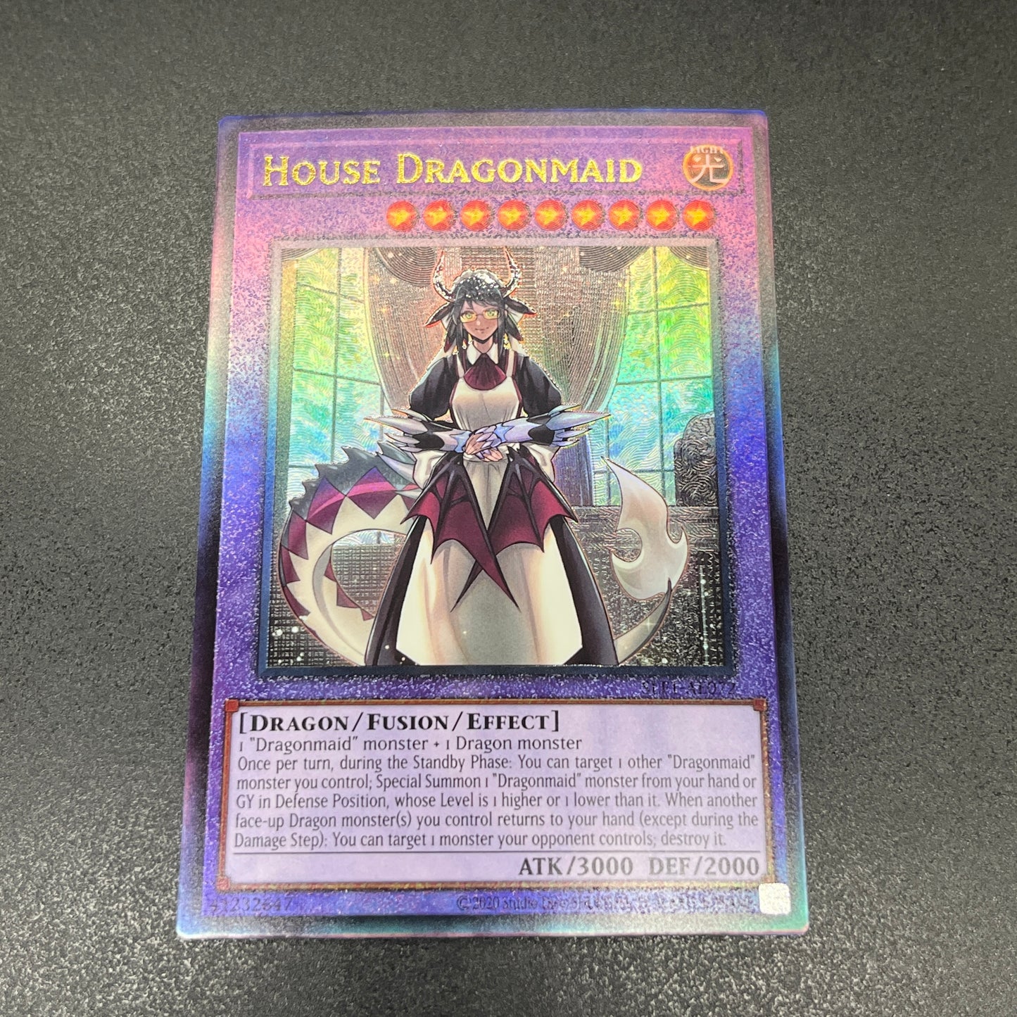 遊戯王 ドラゴンメイド・ハスキー/レリーフ/英語/泰亜版