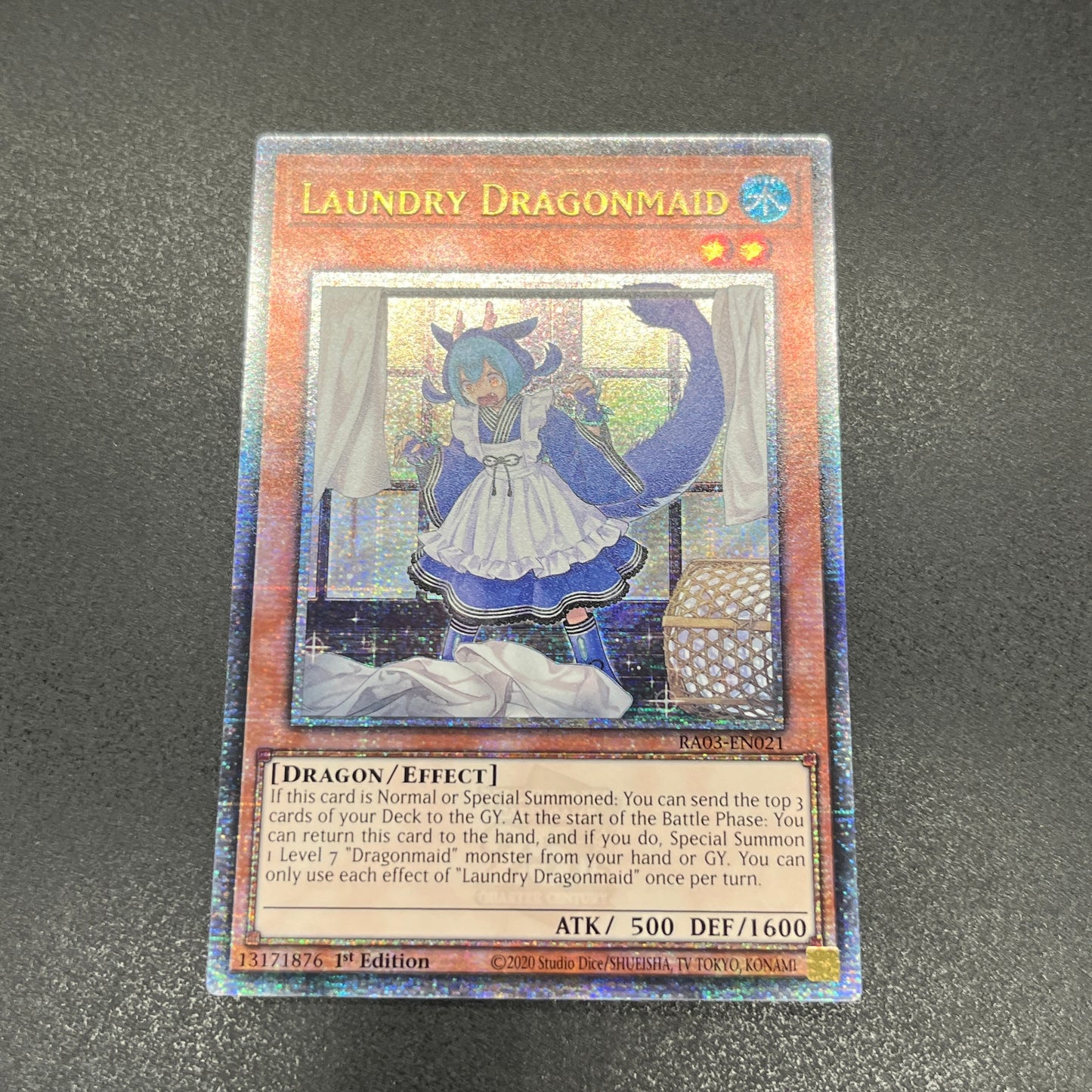 遊戯王 ドラゴンメイド・ラドリー/クオシク/英語/1st/EU