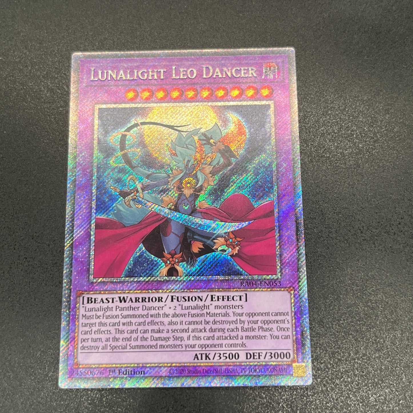 遊戯王 月光舞獅子姫/プラチナ/英語/1st/EU版