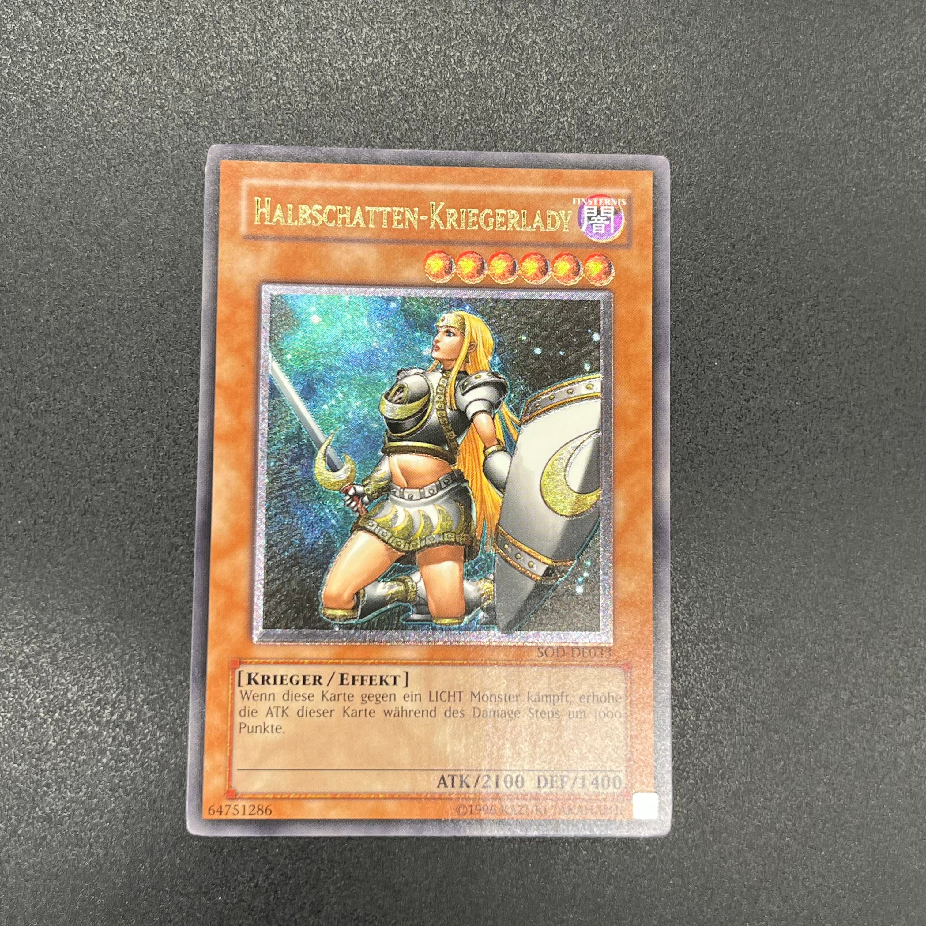 遊戯王 月の女戦士 旧アジア版 レリーフ 1st edition M1 遊戯王 月の女戦士/レリーフ/ドイツ語 – カードショップ グローバル