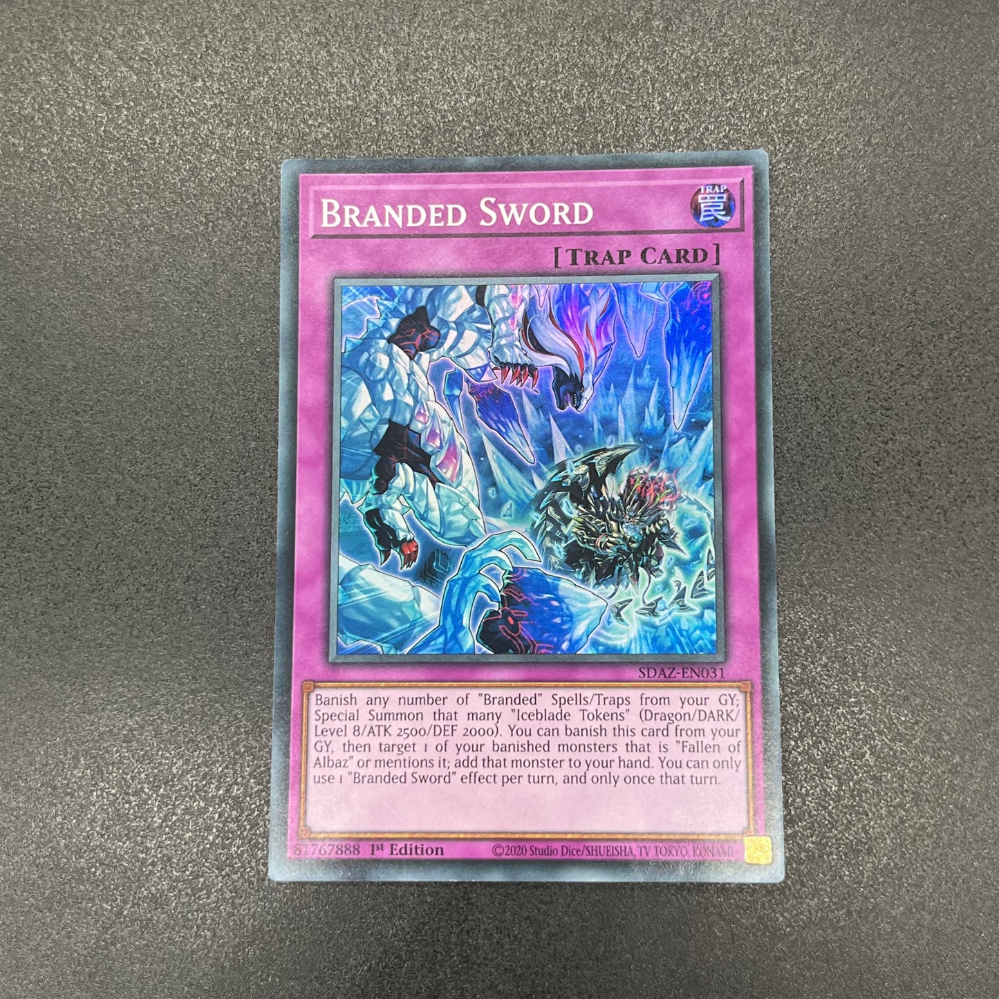 遊戯王 烙印の剣/スーパー/英語/1st