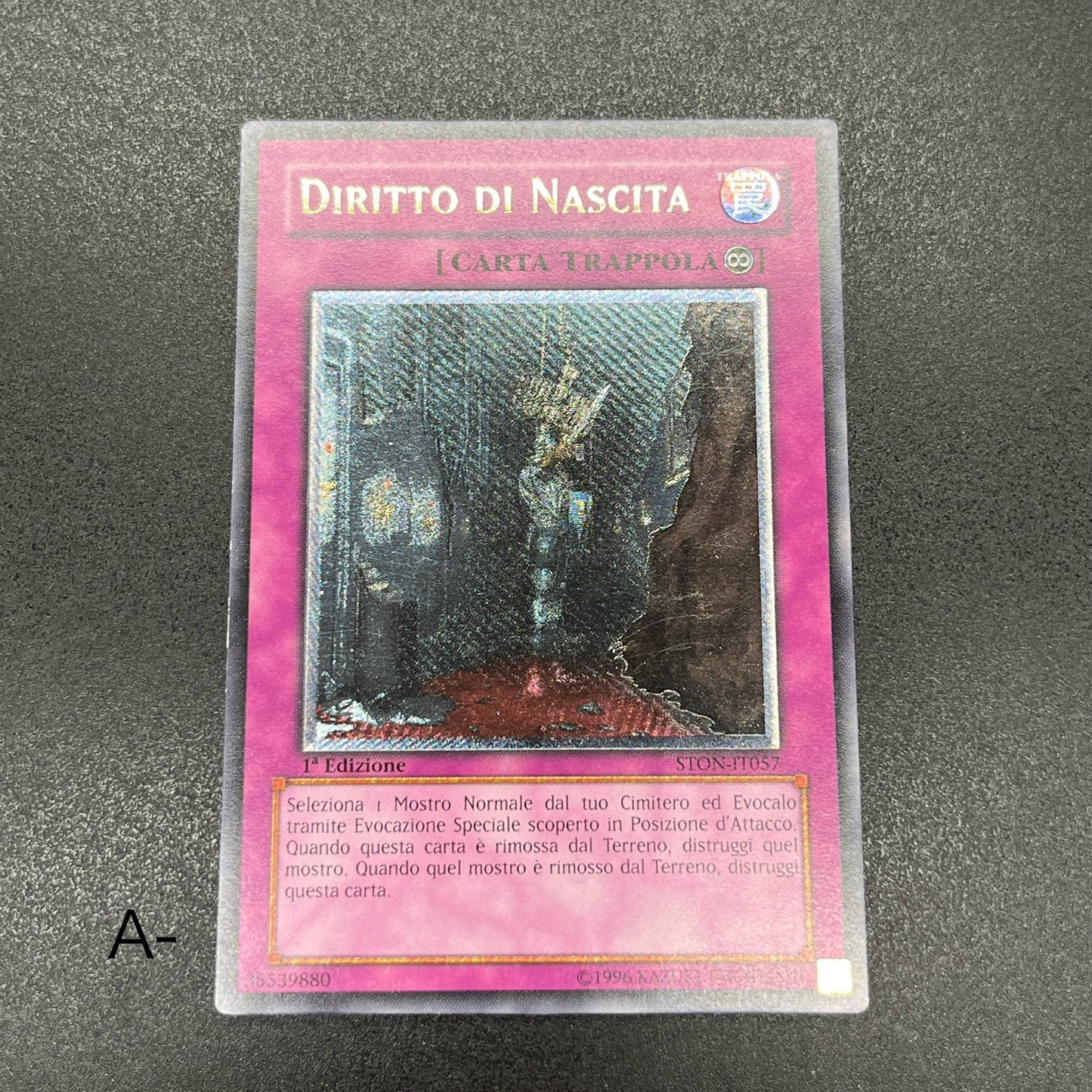 遊戯王 正統なる血統/レリーフ/イタリア語/1st/EU版