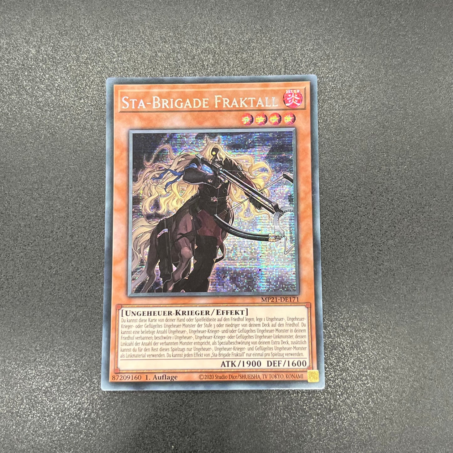 遊戯王 鉄獣戦線 フラクトール/シークレット/ドイツ/1st