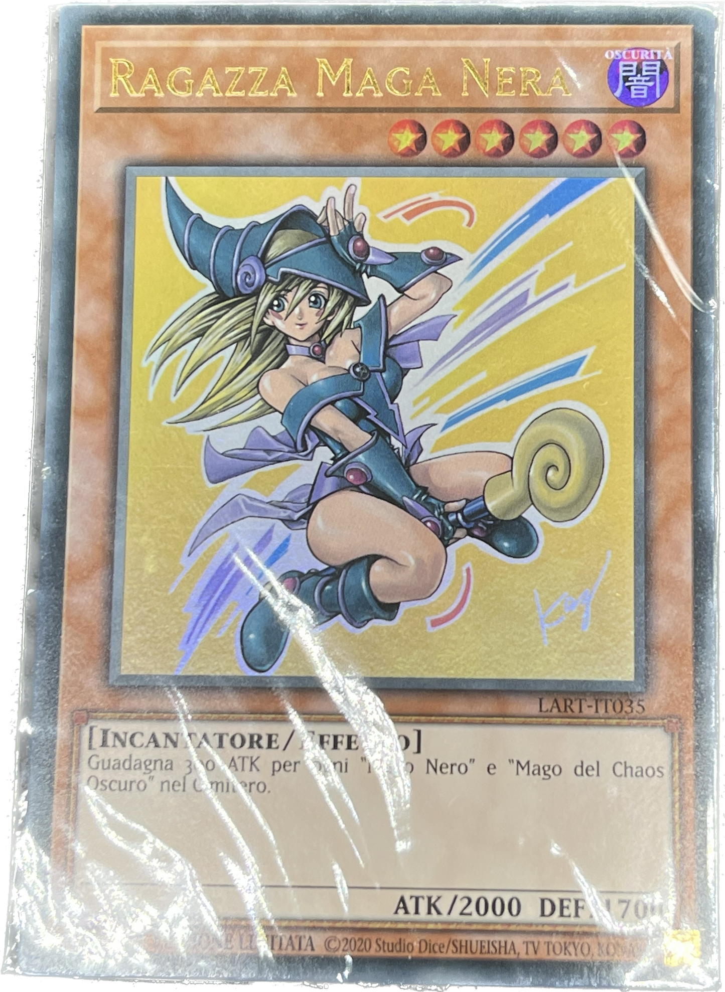 遊戯王 ブラック・マジシャン・ガール/ウルトラ/イタリア