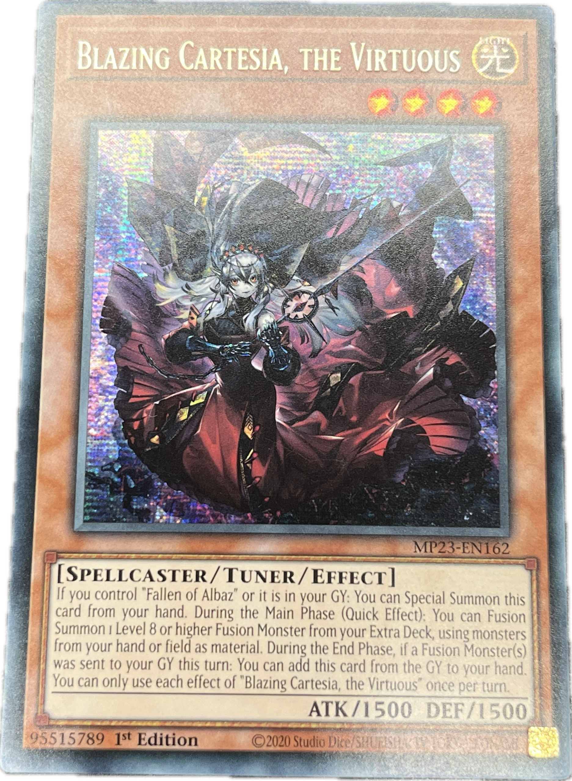 遊戯王 赫の聖女カルテシア/シークレット/英語/1st/EU版 – カード 遊戯王 赫の聖女カルテシア/シークレット/英語/1st/EU版 – カード