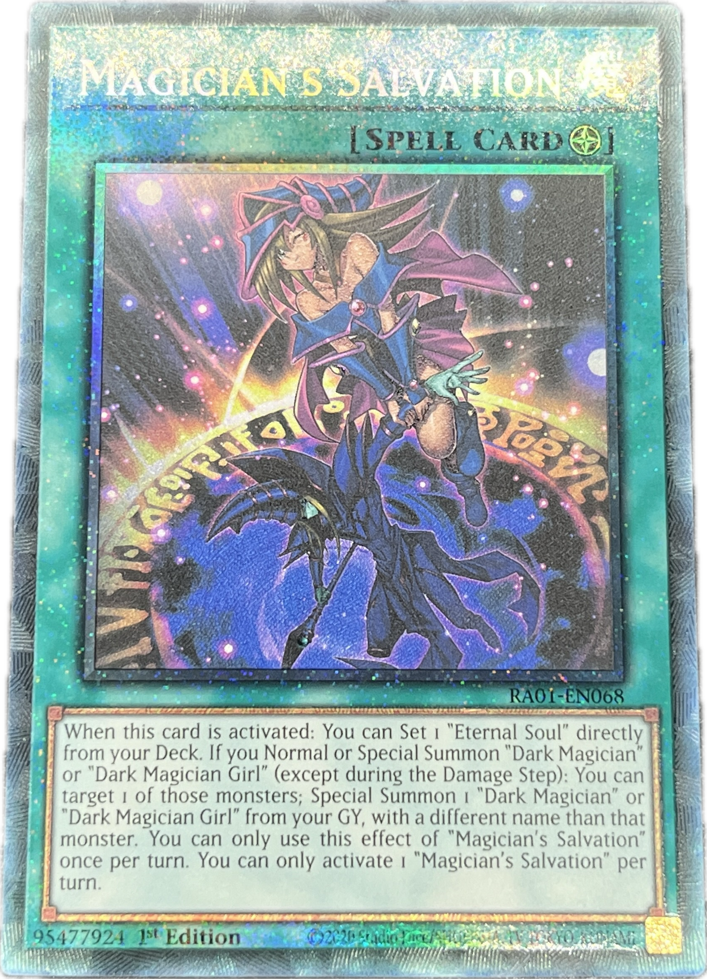 遊戯王 マジシャンズ・サルベーション/コレクターズレア/英語/1st/EU版