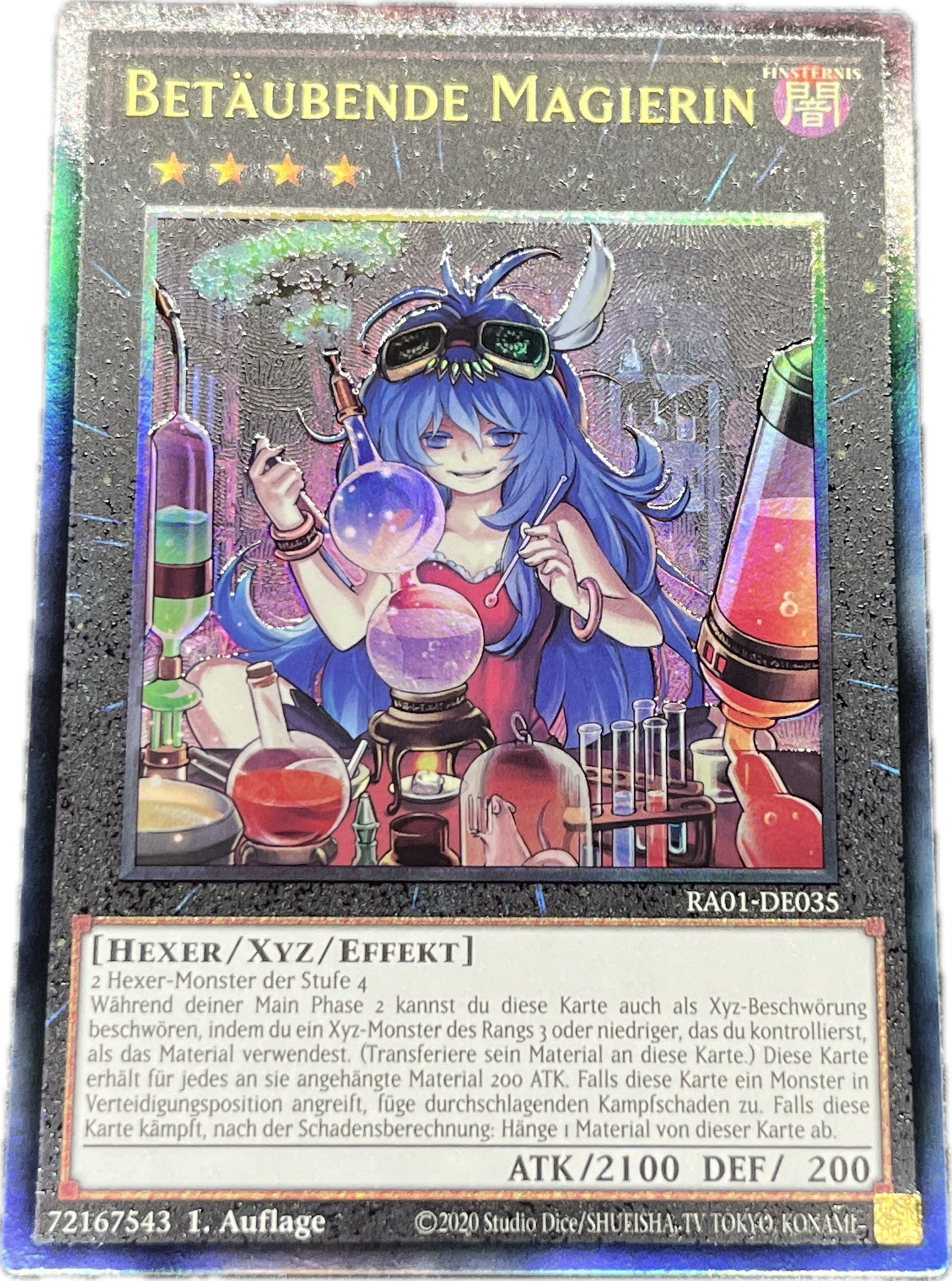 遊戯王 ダウナード・マジシャン/レリーフ/ドイツ/1st/EU版