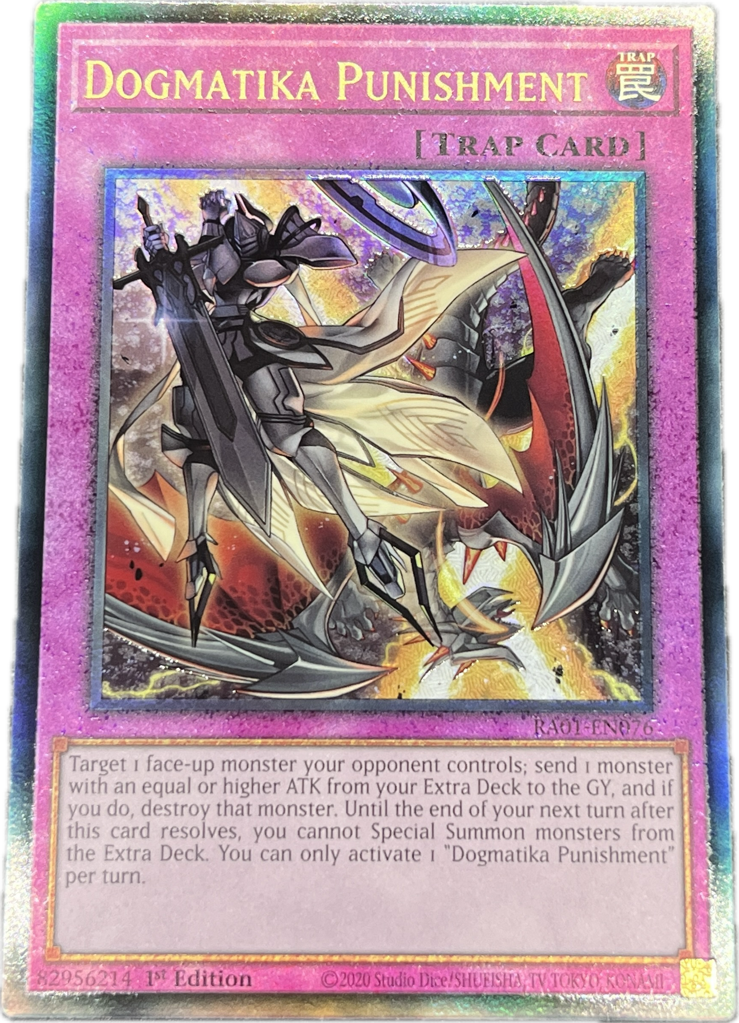 遊戯王 ドラグマ・パニッシュメント/レリーフ/英語/1st/EU版