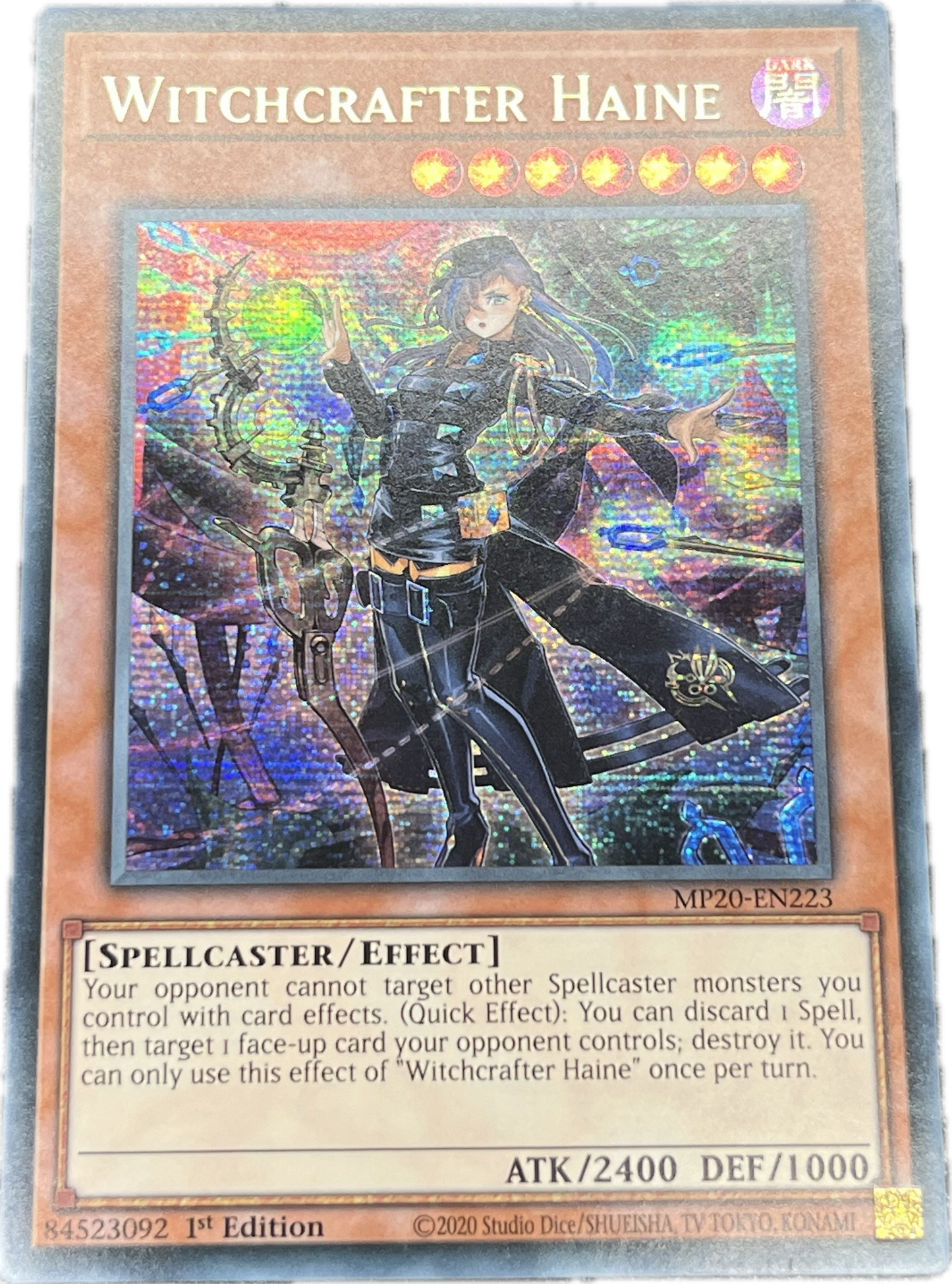 遊戯王 ウィッチクラフト・ハイネ/シークレット/英語/1st