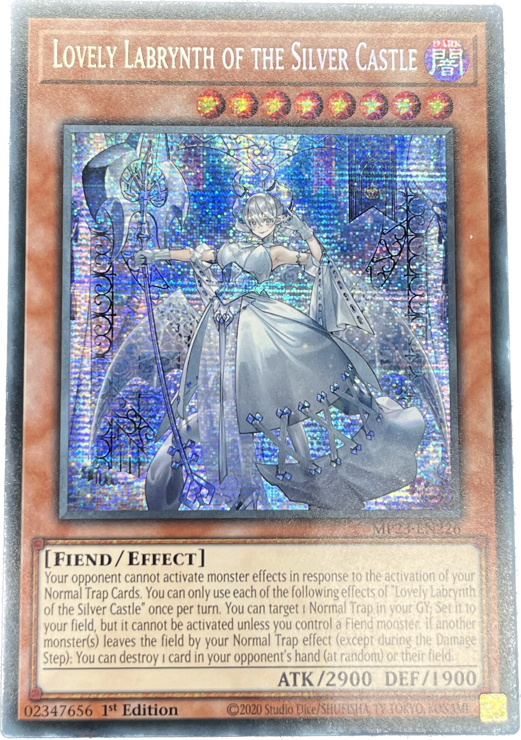 EU 英語 白銀の城のラビュリンス 遊戯王 クオシク 3 遊戯王 白銀の城のラビュリンス/シークレット/英語/1st