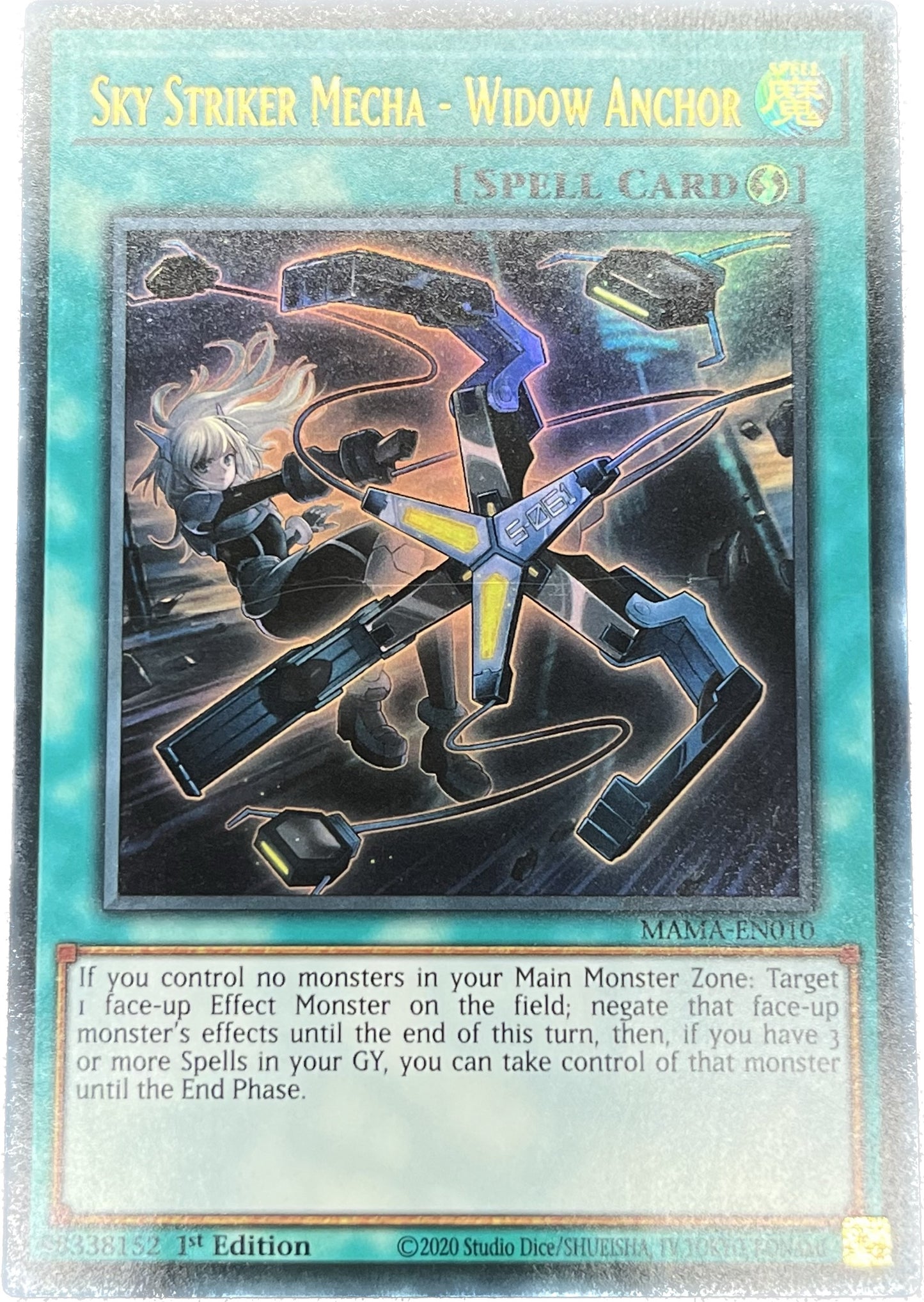 遊戯王 閃刀機-ウィドウアンカー/ウルトラ/英語/1st