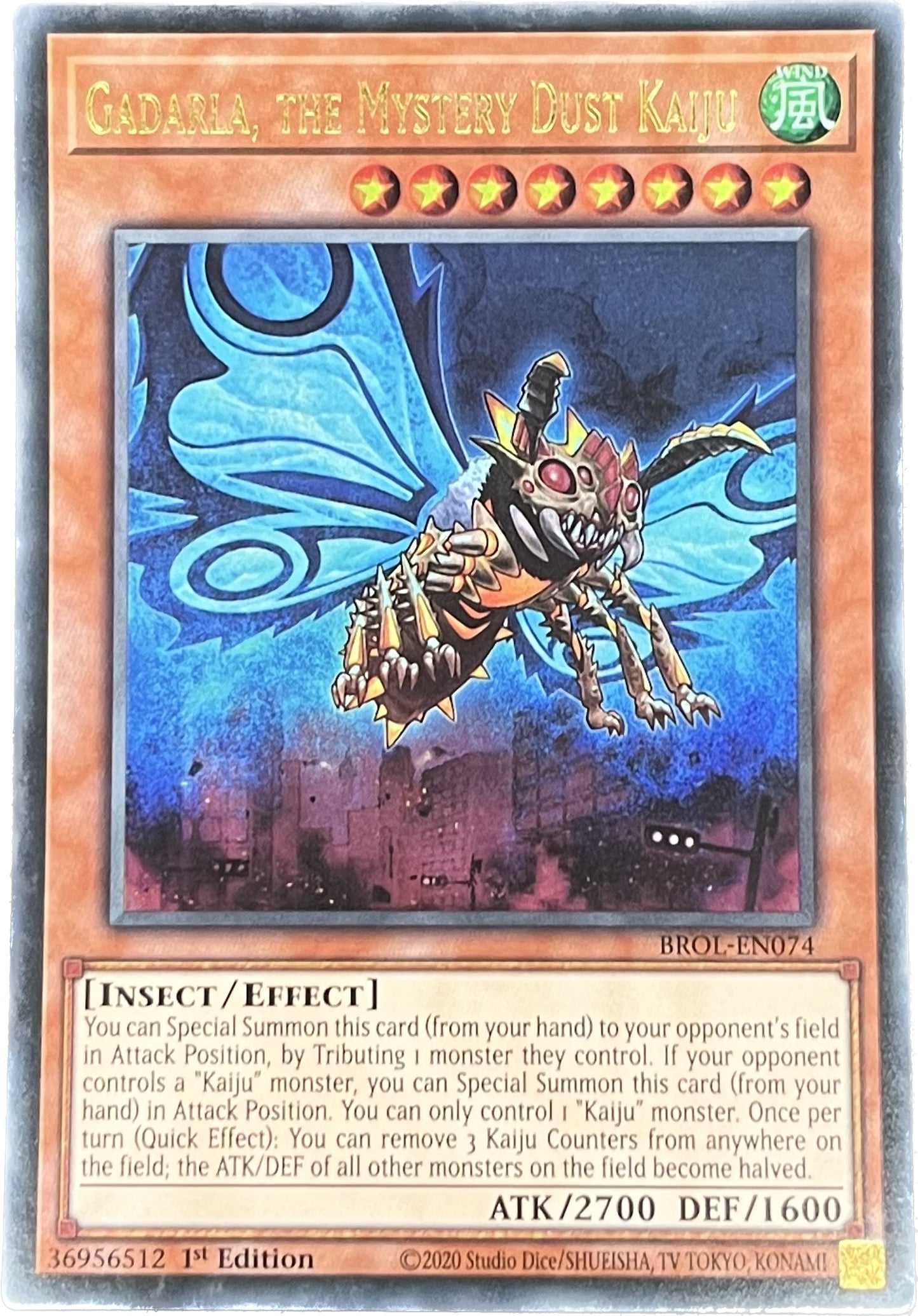 遊戯王 怪粉壊獣ガダーラ/ウルトラ/英語/1st