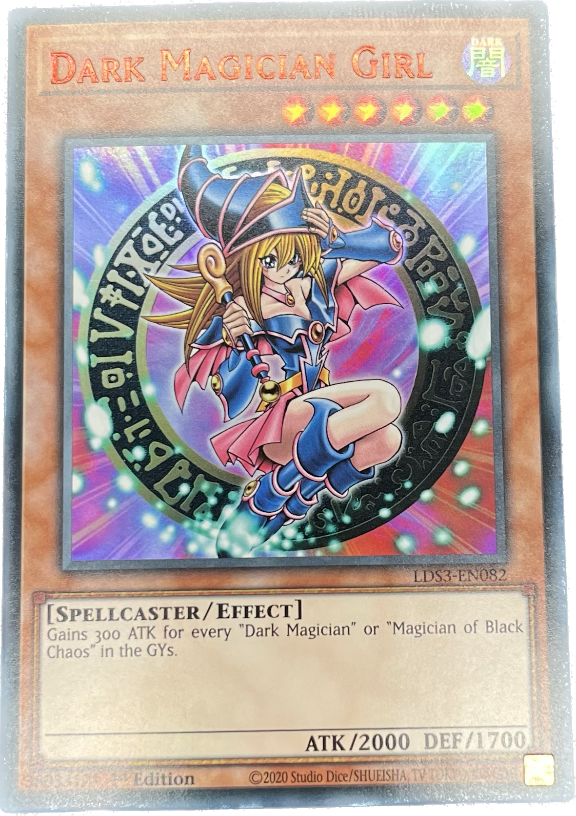 【PSA9】【アジア版】遊戯王 ブラック・マジシャン・ガール（ウルトラレア）