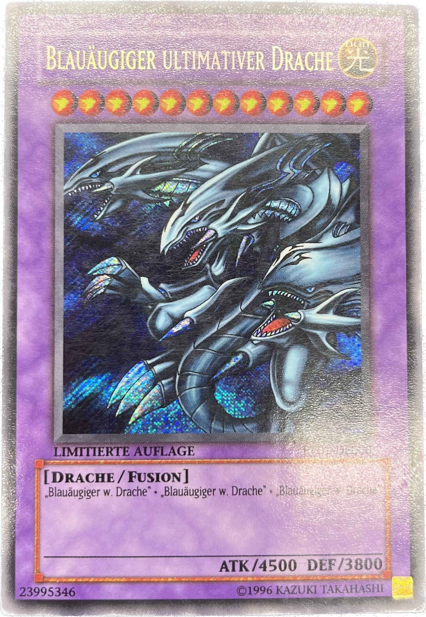 遊戯王 青眼の究極竜/シークレット/ドイツ語