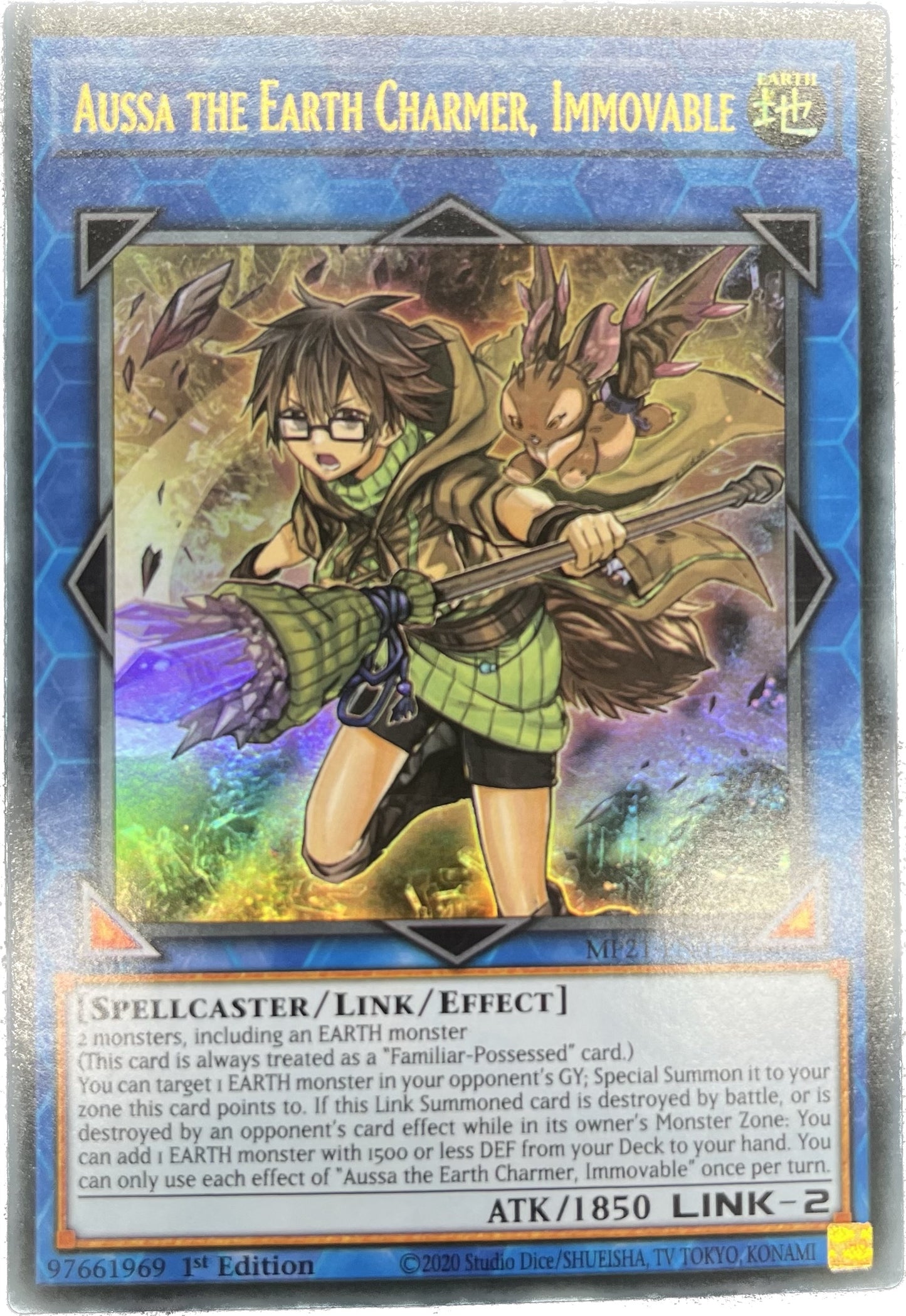 遊戯王 崔嵬の地霊使いアウス/ウルトラ/英語/1st