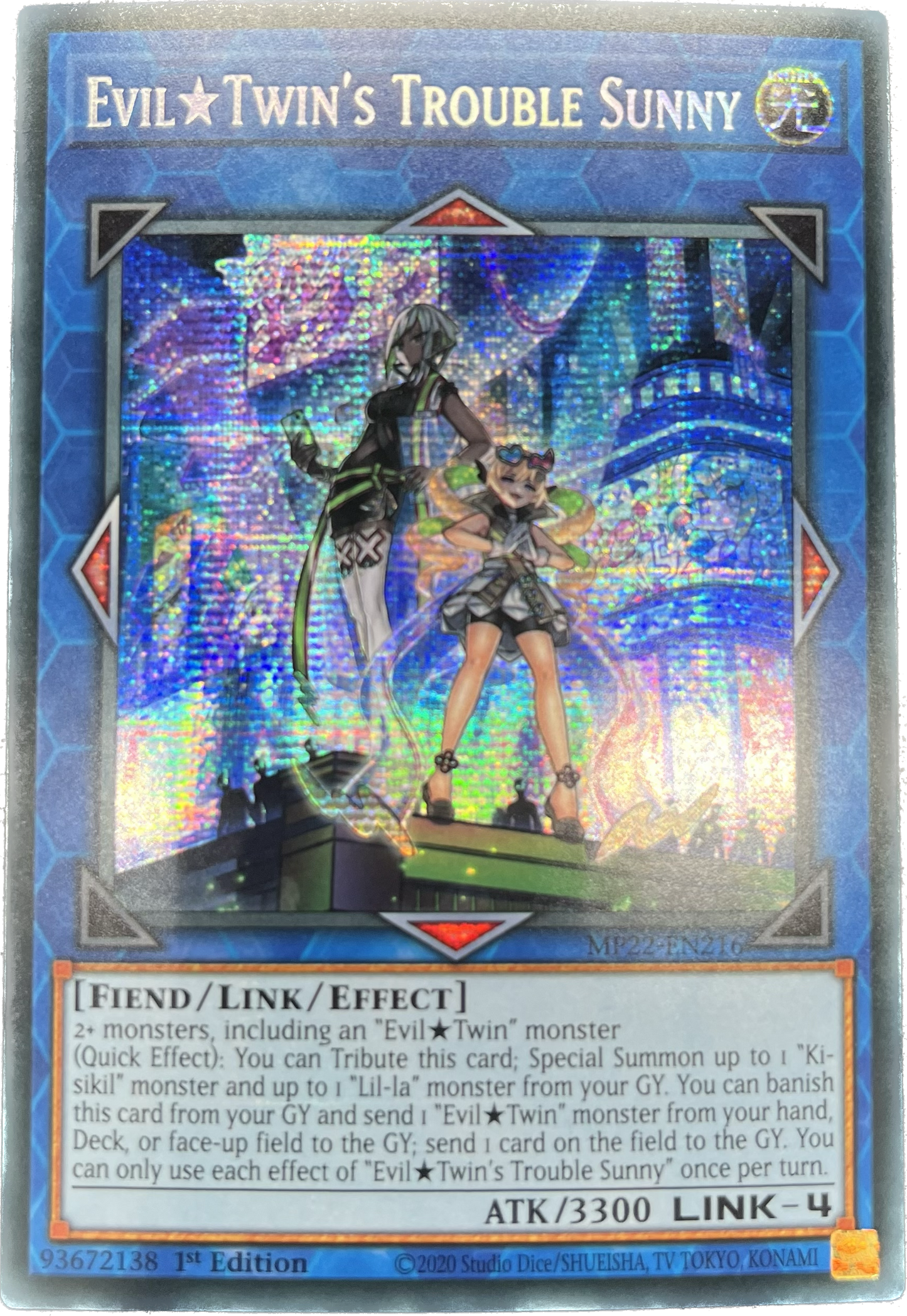 遊戯王 Evil★Twins トラブル・サニー/シークレット/英語/1st