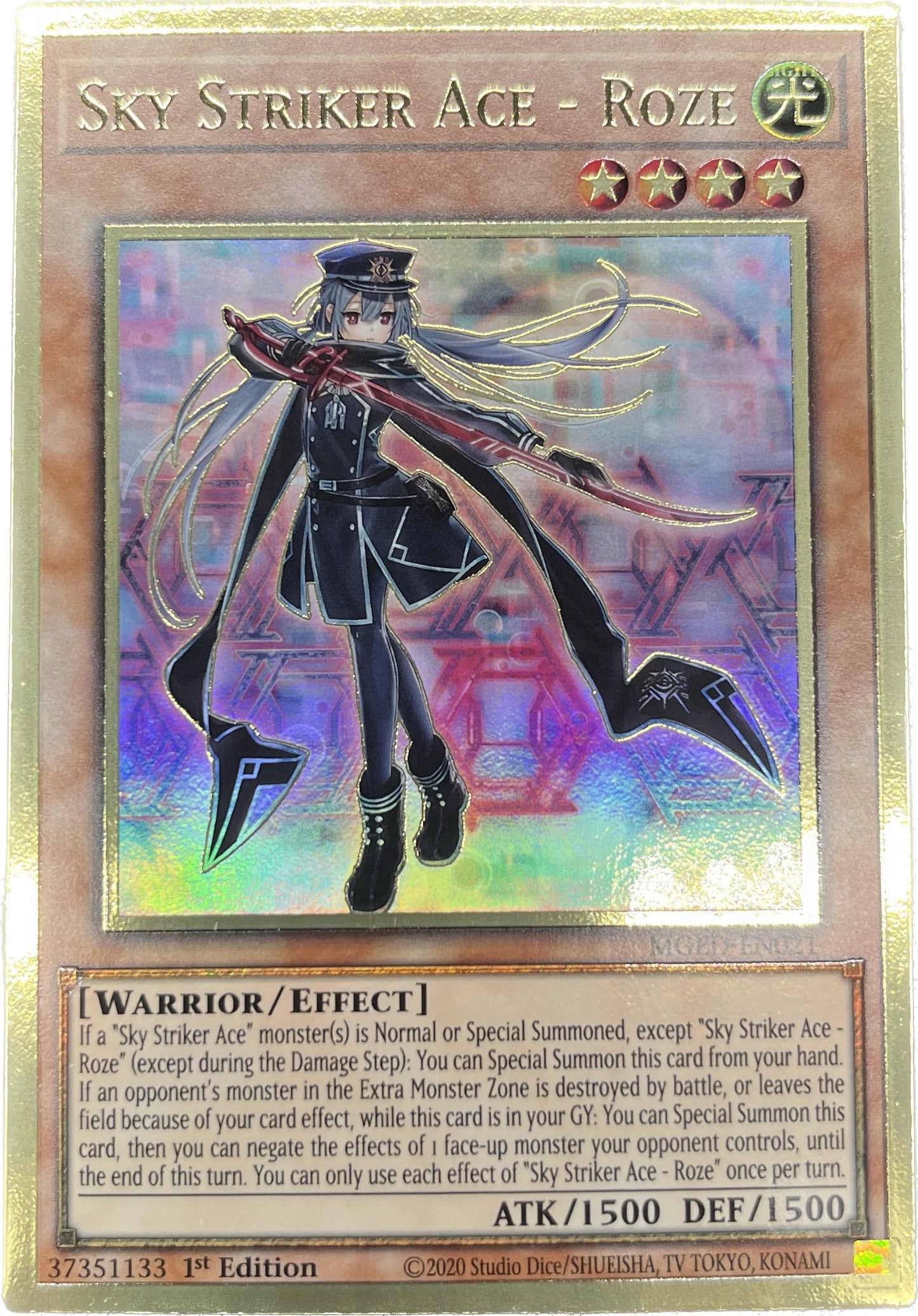 遊戯王 閃刀姫−ロゼ/プレゴル/英語/1st/EU