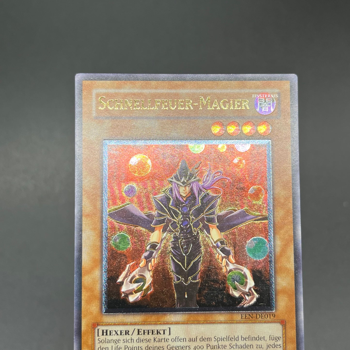 遊戯王 連弾の魔術師/レリーフ/ドイツ語/EU版