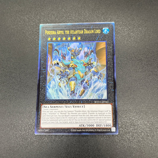 遊戯王　海皇龍神 ポセイドラ・アビス/レリーフ/英語/泰亜版