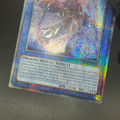 遊戯王　粛声なる竜神サフィラ/クオシク/英語/1st/EU