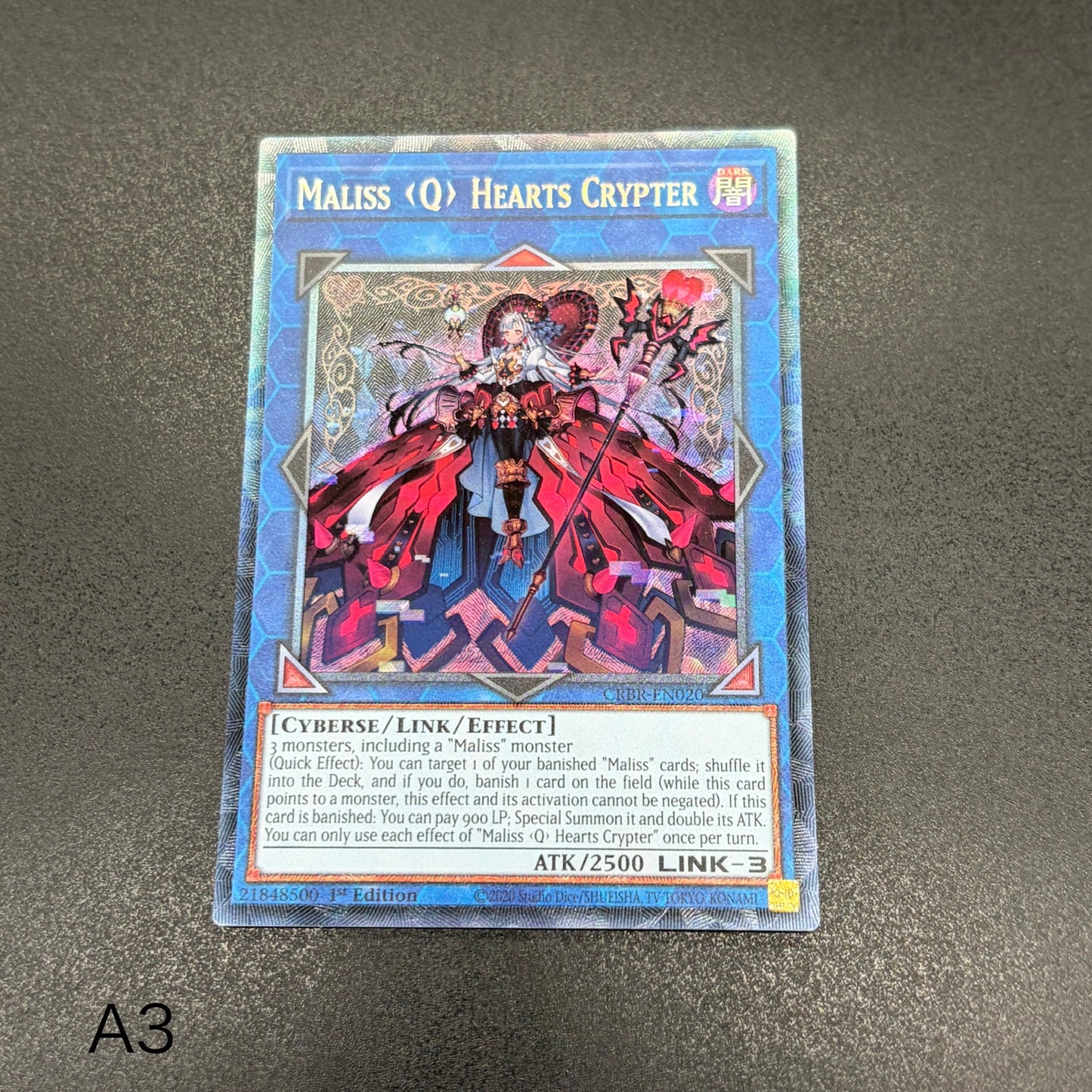 遊戯王　Ｍ∀ＬＩＣＥ＜Ｑ＞ＨＥＡＲＴＳ ＯＦ ＣＲＹＰＴＥＲ/コレクターズ/英語/1st/EU