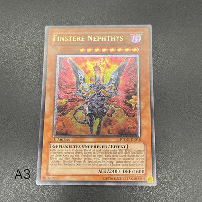 遊戯王　ダーク・ネフティス/レリーフ/ドイツ語/1st/EU版