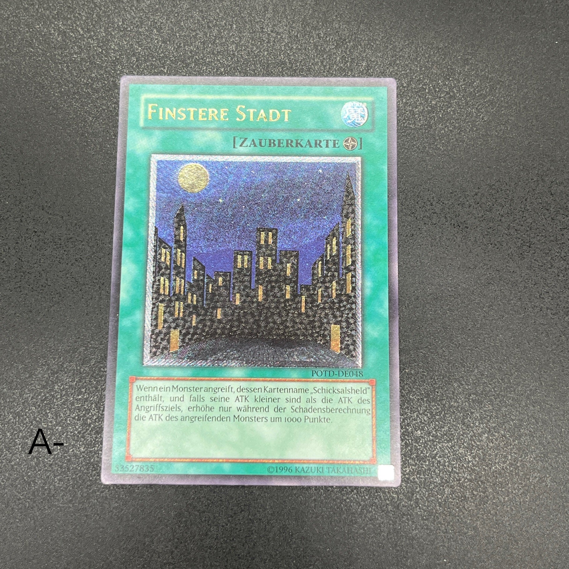 遊戯王　ドイツ版レリーフ 遊戯王 ダーク・シティ/レリーフ/ドイツ/EU版 – カードショップ グローバル
