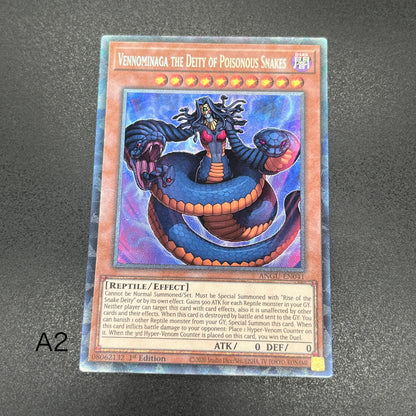 遊戯王　毒蛇神ヴェノミナーガ/コレクターズ/英語/1st/EU版