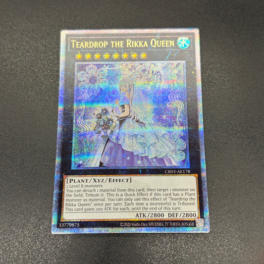 遊戯王　六花聖ティアドロップ/クオシク/英語/泰亜版
