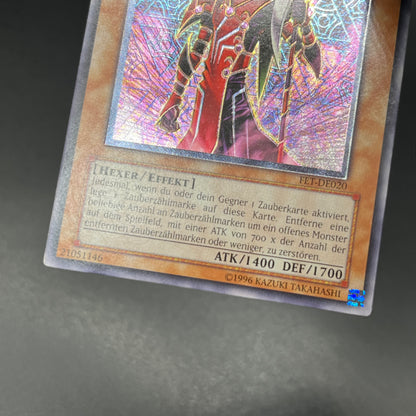遊戯王　ブラッド・マジシャン－煉獄の魔術師－/レリーフ/ドイツ語/EU版