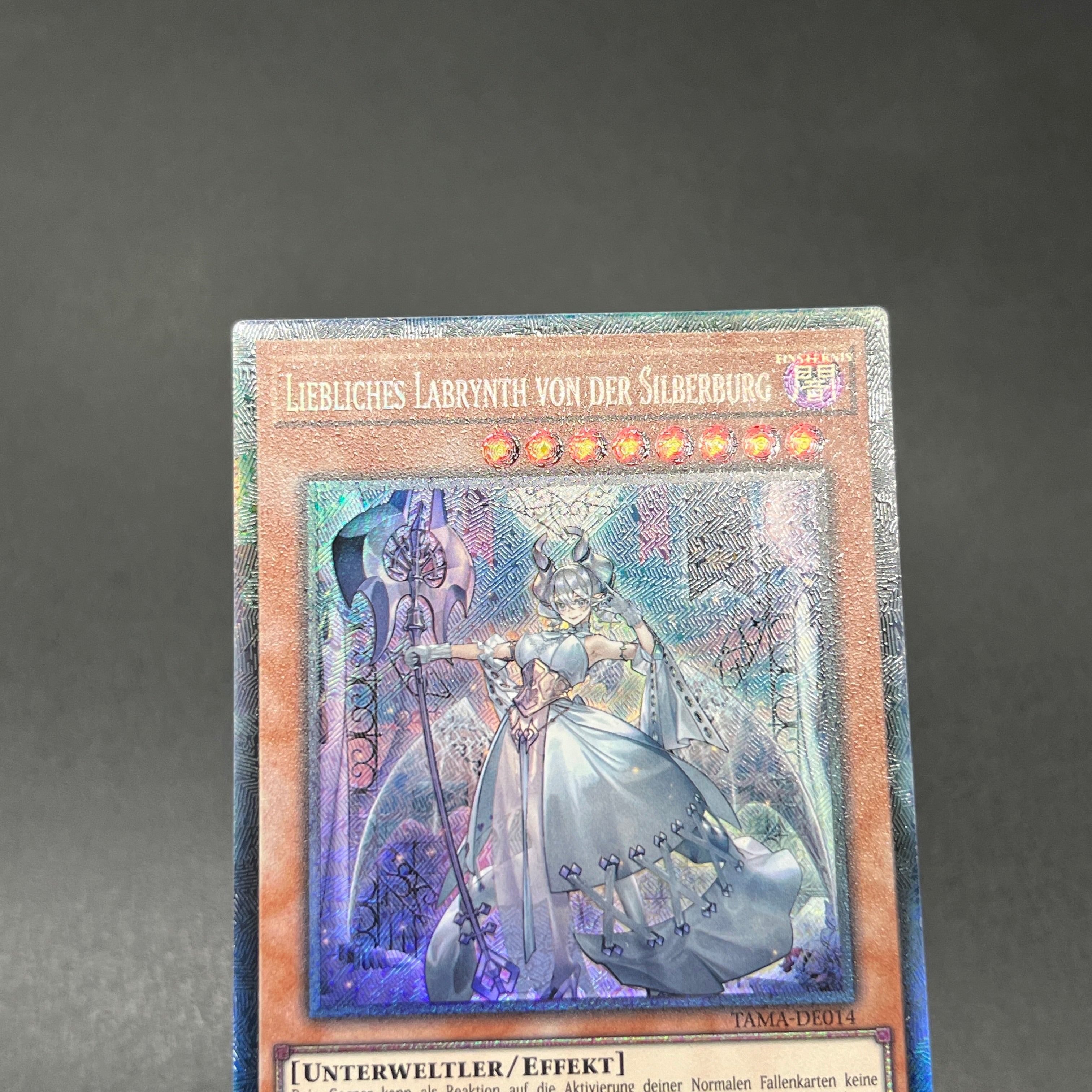 遊戯王　白銀の城のラビュリンス　コレクターズレア　ドイツ　EU版 遊戯王 EU版 TAMA 白銀の城のラビュリンス コレクターズレア