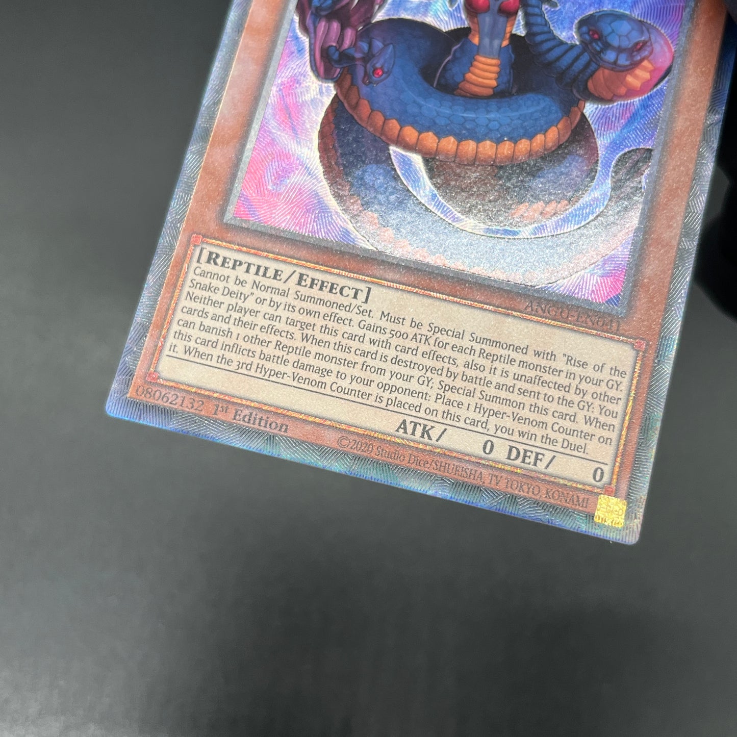 遊戯王　毒蛇神ヴェノミナーガ/コレクターズ/英語/1st/EU版