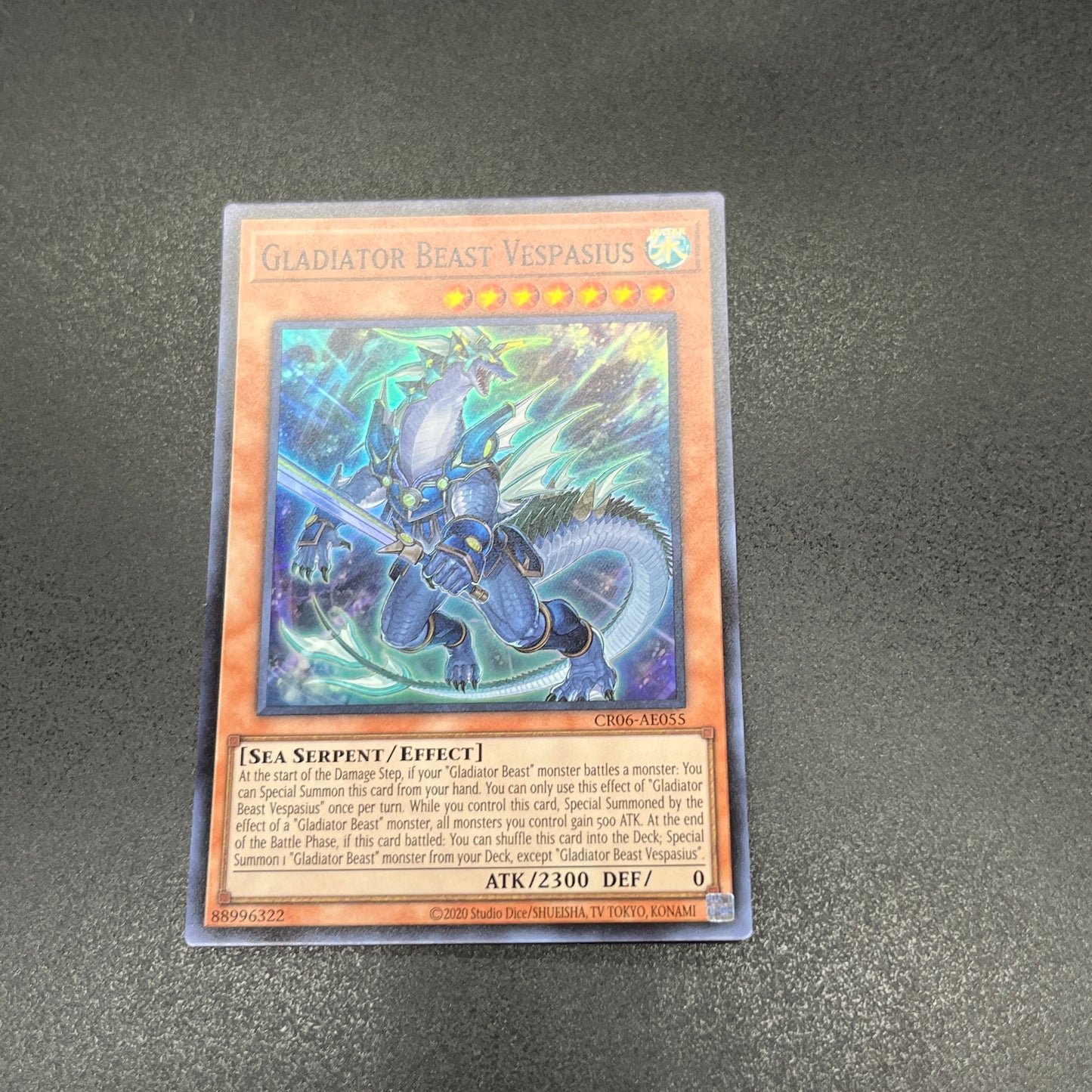 遊戯王　剣闘獣ウェスパシアス/スーパー/英語/泰亜版