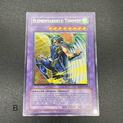 遊戯王　Ｅ・ＨＥＲＯ テンペスター/レリーフ/ドイツ/EU版