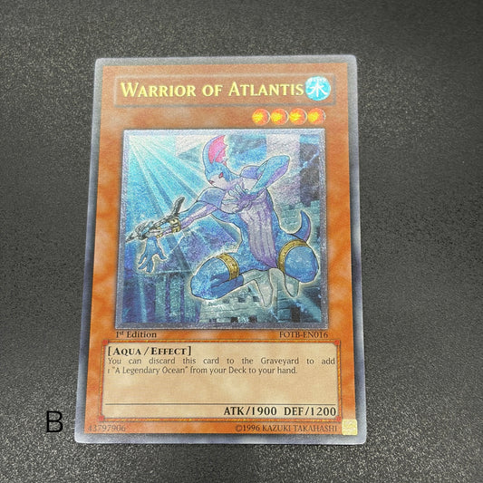 遊戯王　アトランティスの戦士/レリーフ/英語/1st/北米版