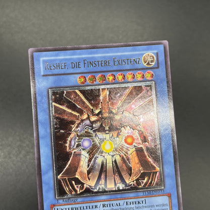 遊戯王　大邪神レシェフ/レリーフ/ドイツ語/1st/EU版
