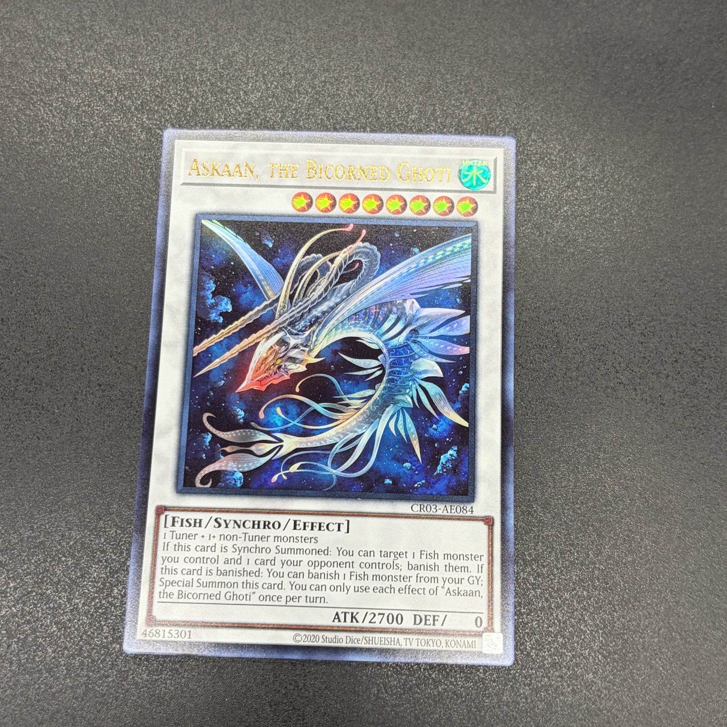 遊戯王　ゴーティスの双角アスカーン/ウルトラ/英語/泰亜版