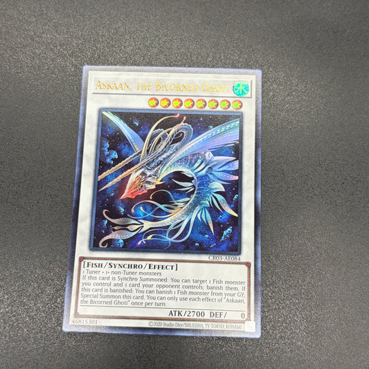 遊戯王　ゴーティスの双角アスカーン/ウルトラ/英語/泰亜版