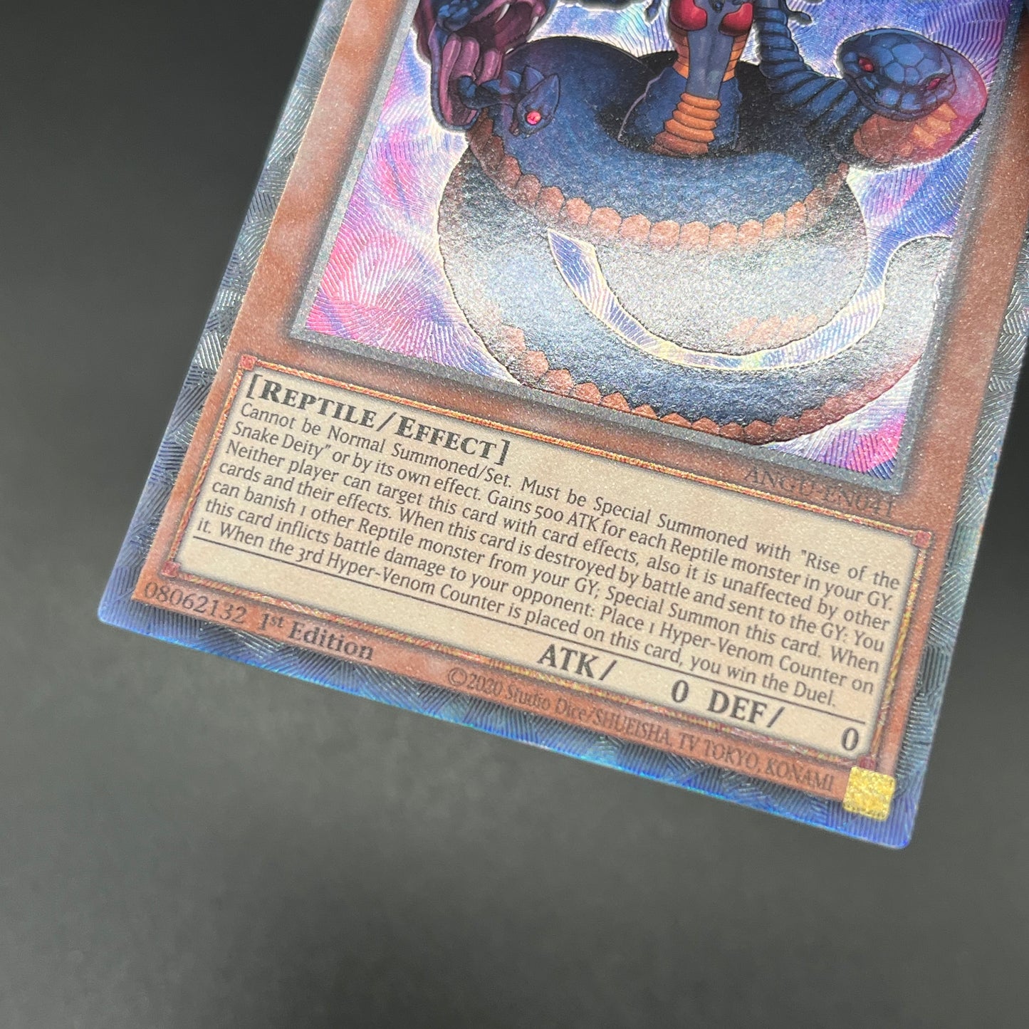 遊戯王　毒蛇神ヴェノミナーガ/コレクターズ/英語/1st/EU版