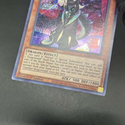 遊戯王　ドラゴンメイド・チェイム/シークレット/英語/1st