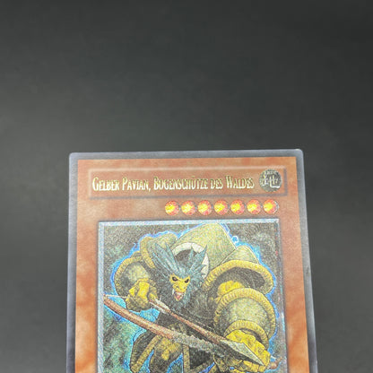 遊戯王　森の狩人イエロー・バブーン/レリーフ/ドイツ語/EU版