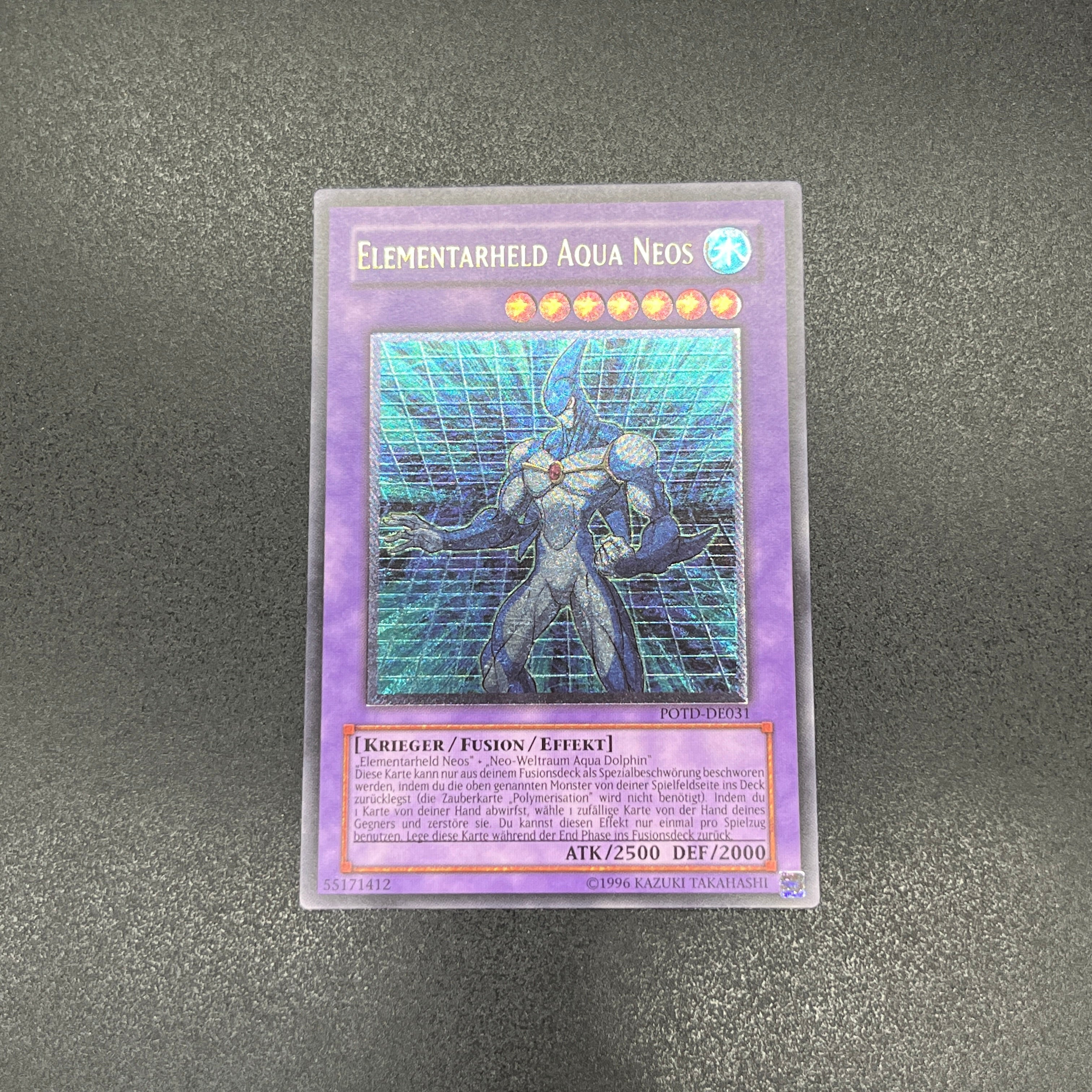 遊戯王 英語版 POTD 1st E・HERO アクア・ネオス レリーフ 遊戯王 英語版 POTD 1st E・HERO アクア・ネオス レリーフ