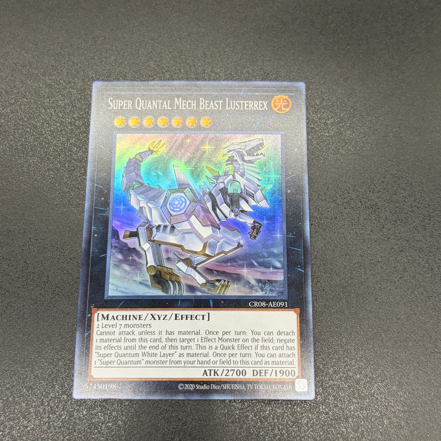 遊戯王　超量機獣ラスターレックス/スーパー/英語/泰亜版